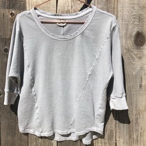 AERIE Casual gray three-forth sleeve sweatshirt